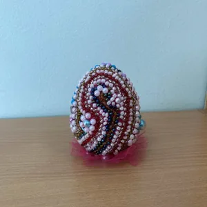 Пасхальное яйцо из бисера