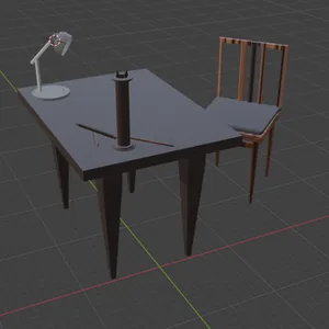 3D модель рабочей зоны