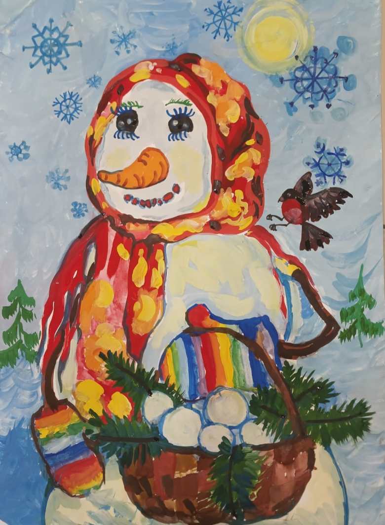 Снежная красавица