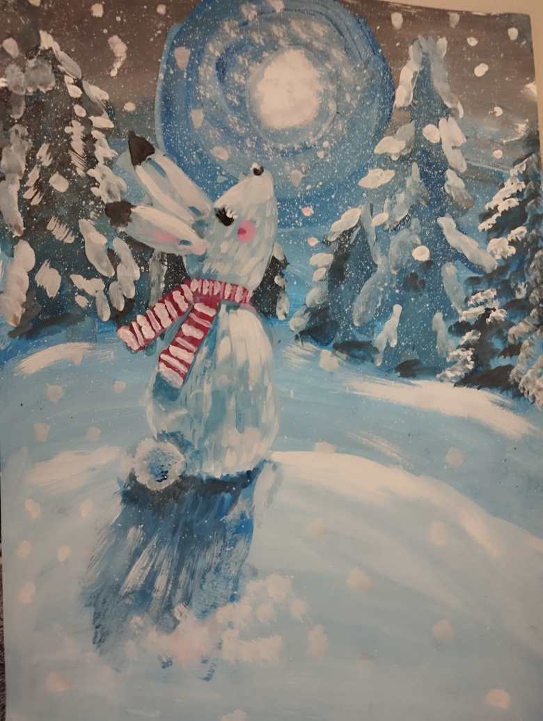 Зимой в лесу