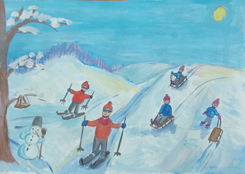 Русские лыжники