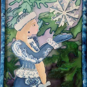 первая снежинка