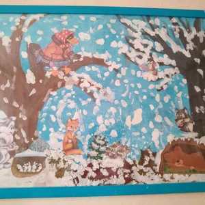 Зимняя сказка в лесу