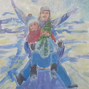 С горки