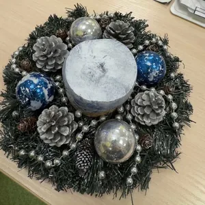 Новогодний подсвечник