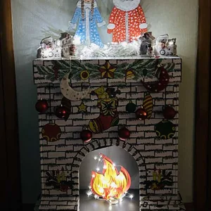Новогодний камин