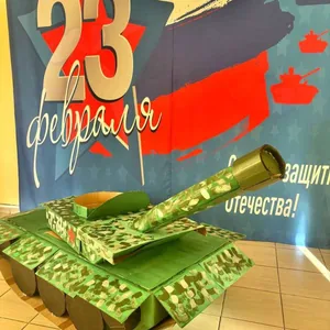 Военная техника из картона в предметно-пространственной среде МБДОУ № 283