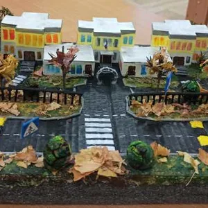 Макет городской улицы
