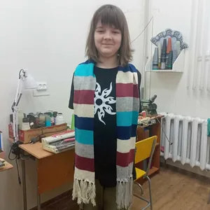 Полосатый шарфик