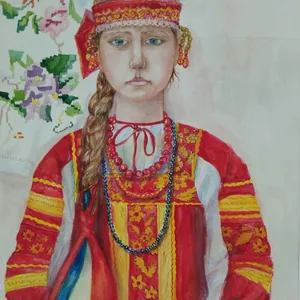 "Лиза". Акварель.