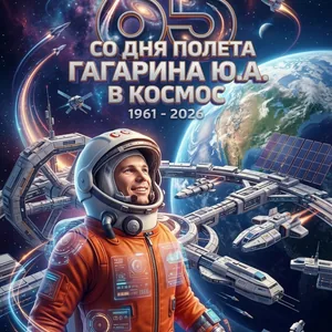 КАРТИНА «Космос Вчера Сегодня Завтра»