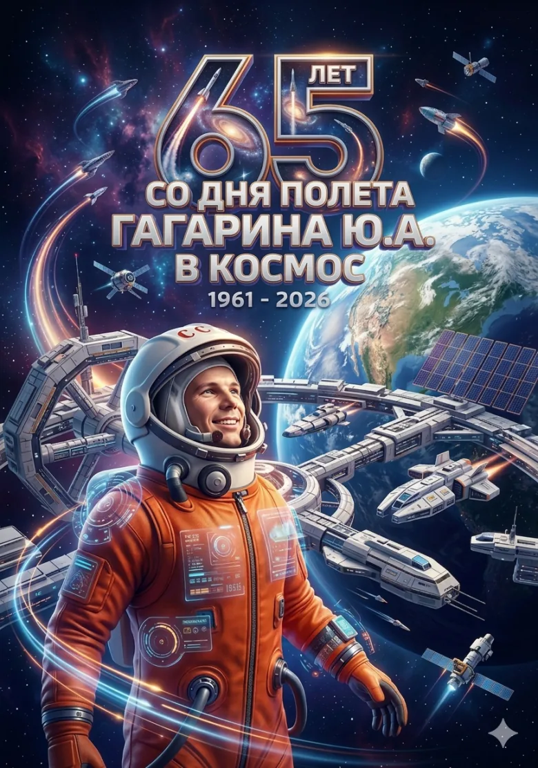 КАРТИНА «Космос Вчера Сегодня Завтра»