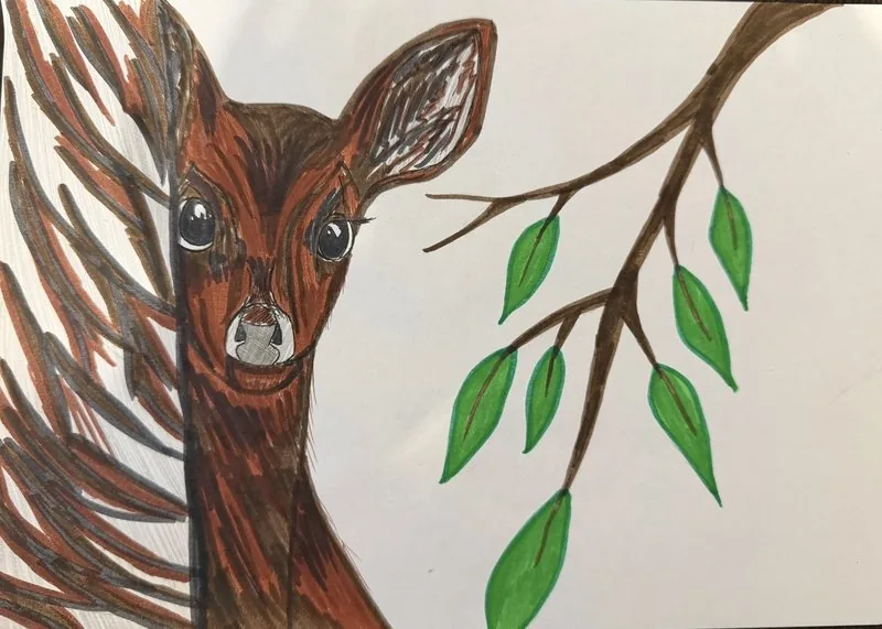 «Любопытный оленёнок»