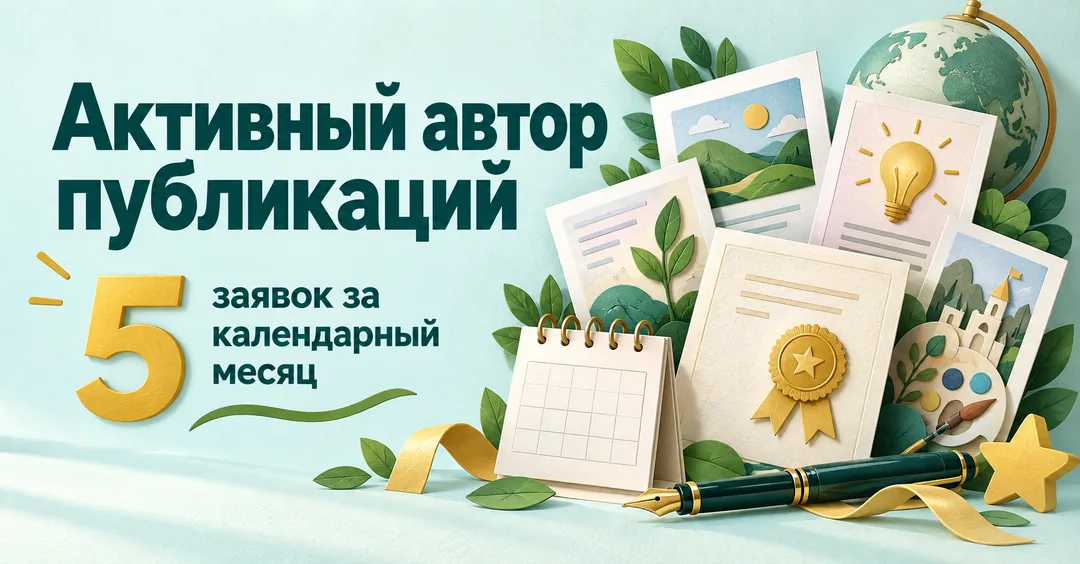 Активный автор публикаций