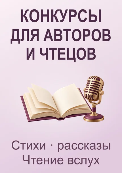 Конкурсы литературы и стихов